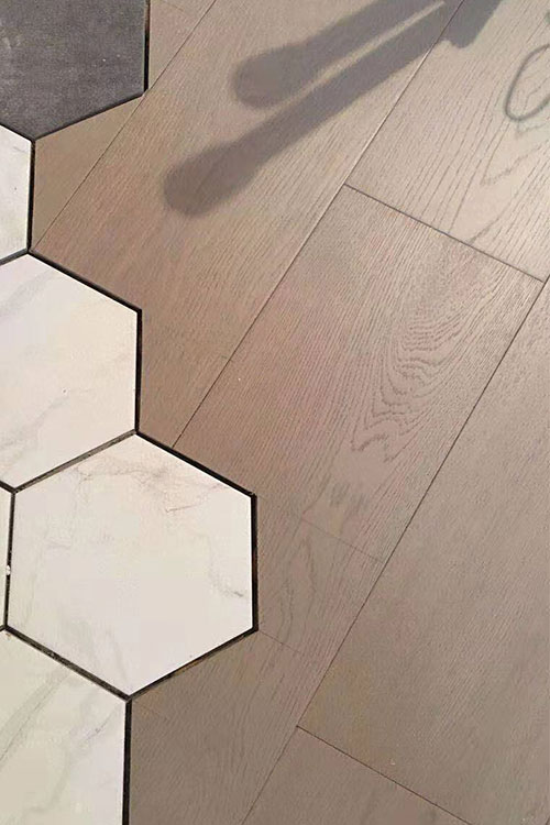 Parquet white oil