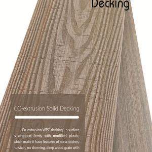 Solid WPC decking Co-Extrusion